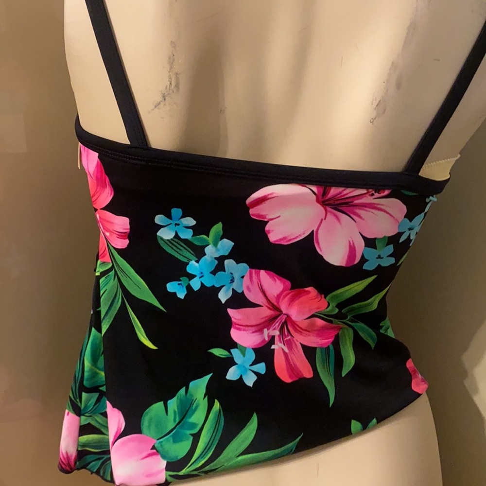 NWT CARRIBBEAN JOE TANKINI TOP SIZE S 🛍 - Picture 4 of 9
